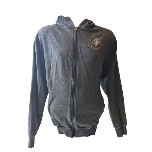 Mossy Oak Hoodie Men Large Camo Zip Outdoor Pullover Jacket Hiking Sweatshirt - Picture 5 of 16